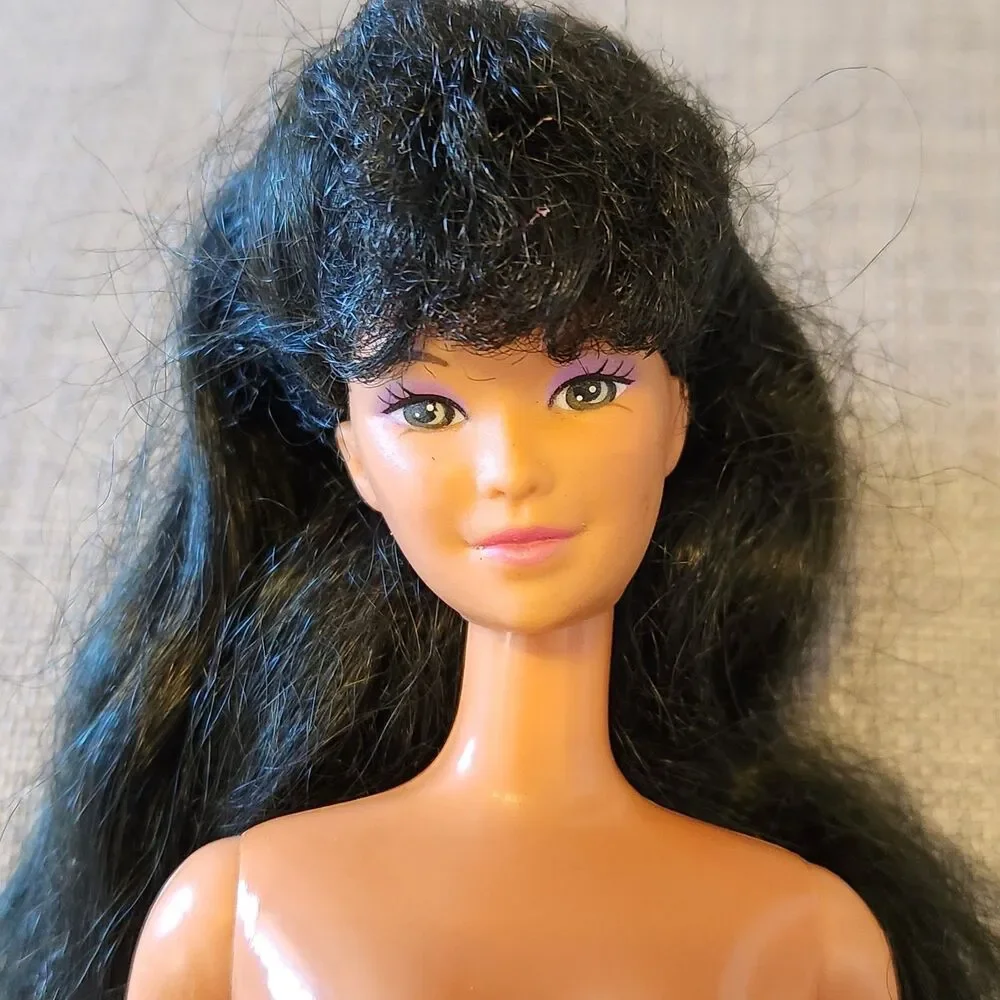 Vintage 1987 Mattel Barbie Island Fun Miko #4065 Hawaiian Tropical Doll NUDE